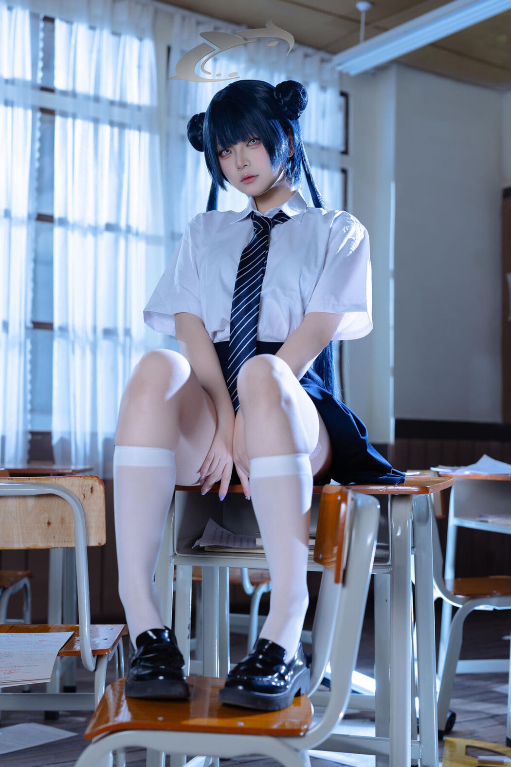 Coser@屿鱼 – 蔚蓝档案 妃咲JK (62P)