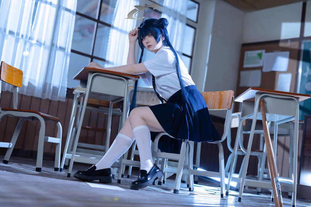 Coser@屿鱼 – 蔚蓝档案 妃咲JK (62P)