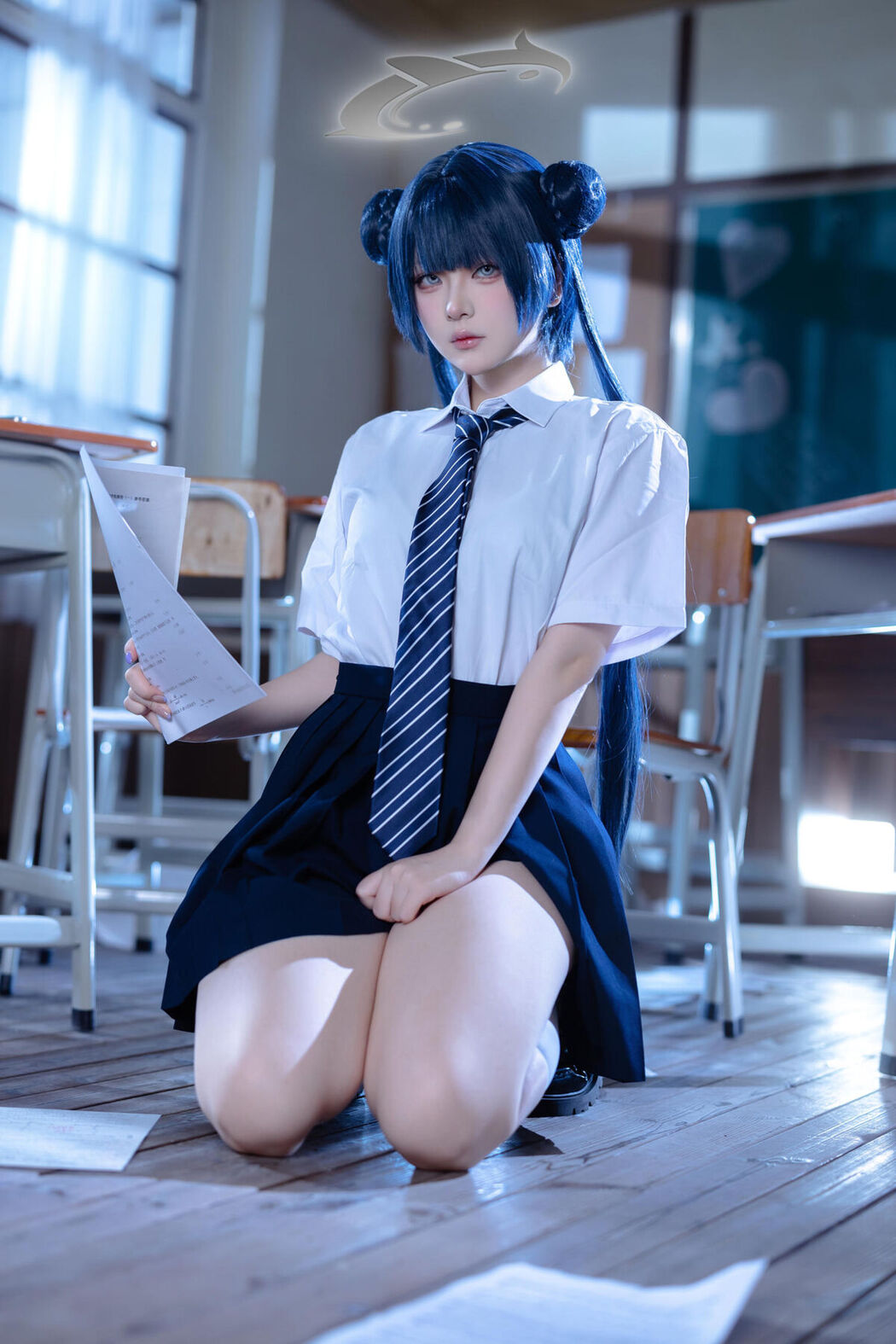 Coser@屿鱼 – 蔚蓝档案 妃咲JK (62P)