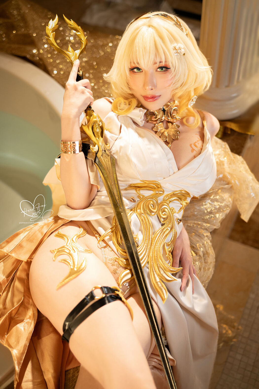 Coser@Hane Ame – 9月作品 崩壞 星穹鐵道-阿格萊雅 (64P – 7V)
