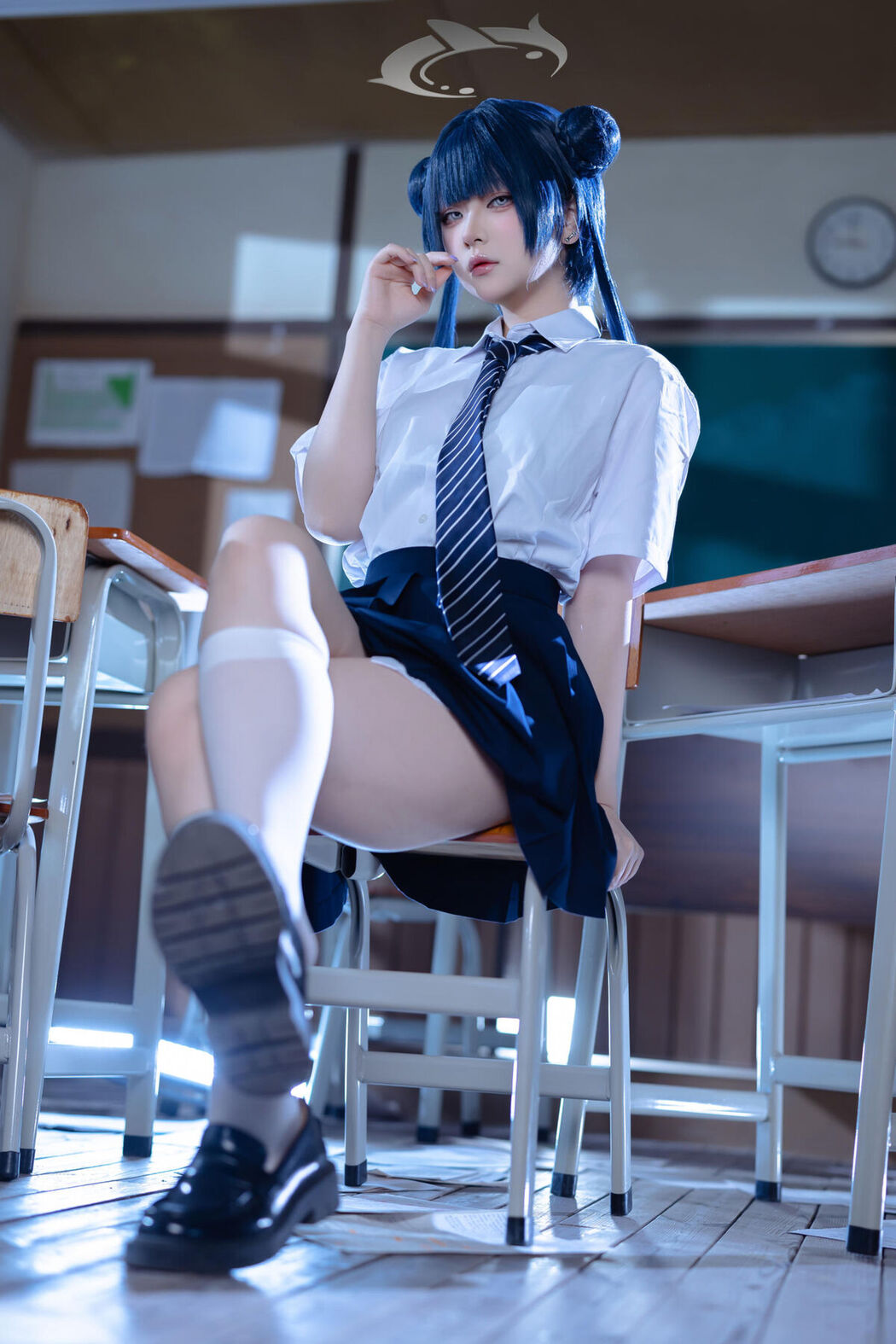 Coser@屿鱼 – 蔚蓝档案 妃咲JK (62P)
