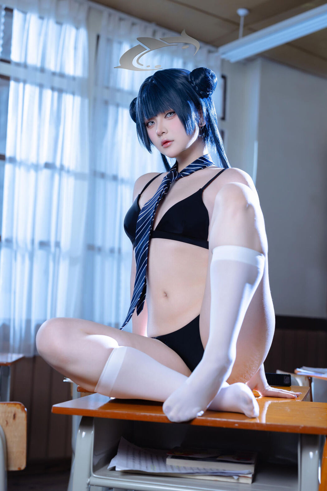Coser@屿鱼 – 蔚蓝档案 妃咲JK (62P)