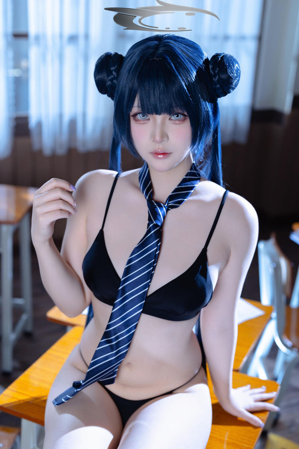 Coser@屿鱼 – 蔚蓝档案 妃咲JK (62P)