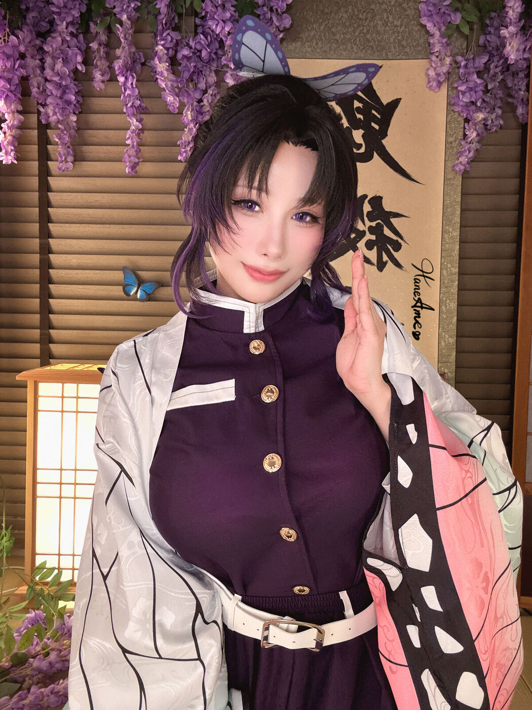 Coser@Hane Ame – 鬼灭之刃 蝴蝶忍 (43P – 10V)