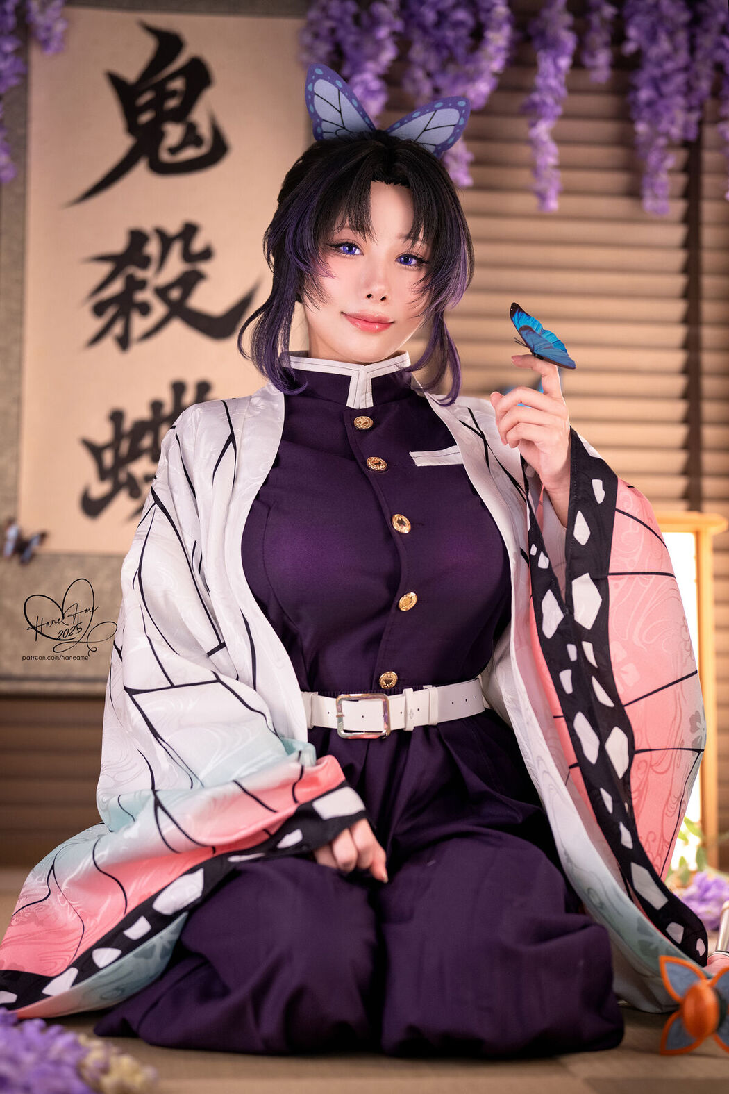 Coser@Hane Ame – 鬼灭之刃 蝴蝶忍 (43P – 10V)
