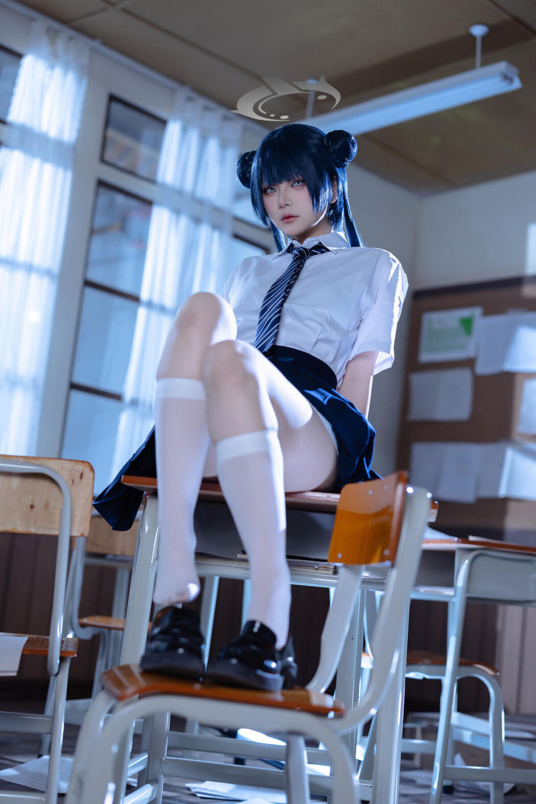 Coser@屿鱼 – 蔚蓝档案 妃咲JK (62P)