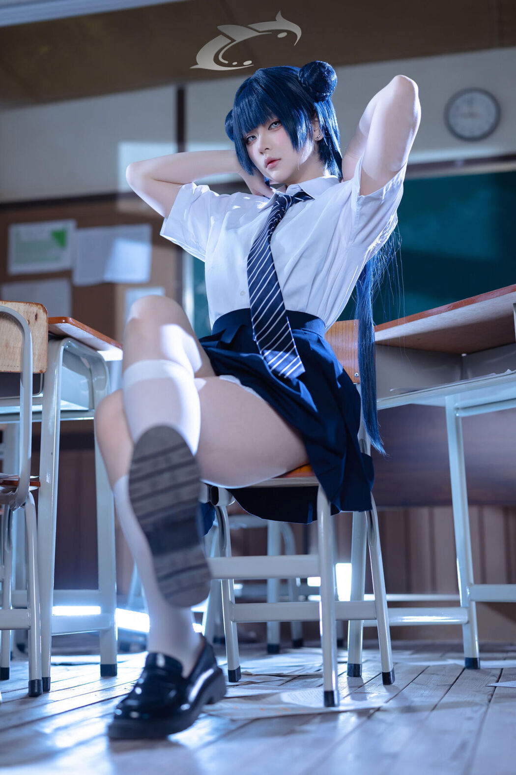 Coser@屿鱼 – 蔚蓝档案 妃咲JK (62P)
