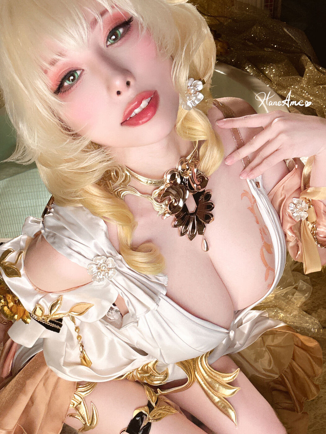 Coser@Hane Ame – 9月作品 崩壞 星穹鐵道-阿格萊雅 (64P – 7V)