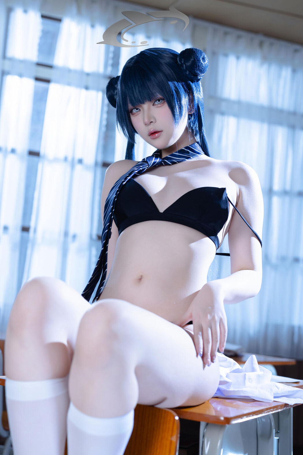 Coser@屿鱼 – 蔚蓝档案 妃咲JK (62P)