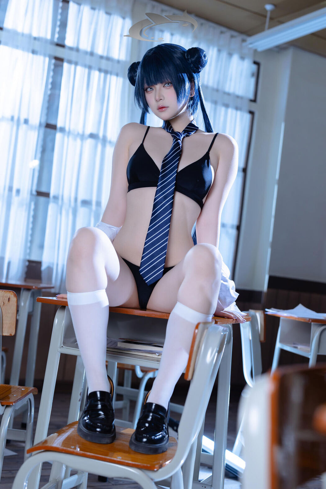 Coser@屿鱼 – 蔚蓝档案 妃咲JK (62P)