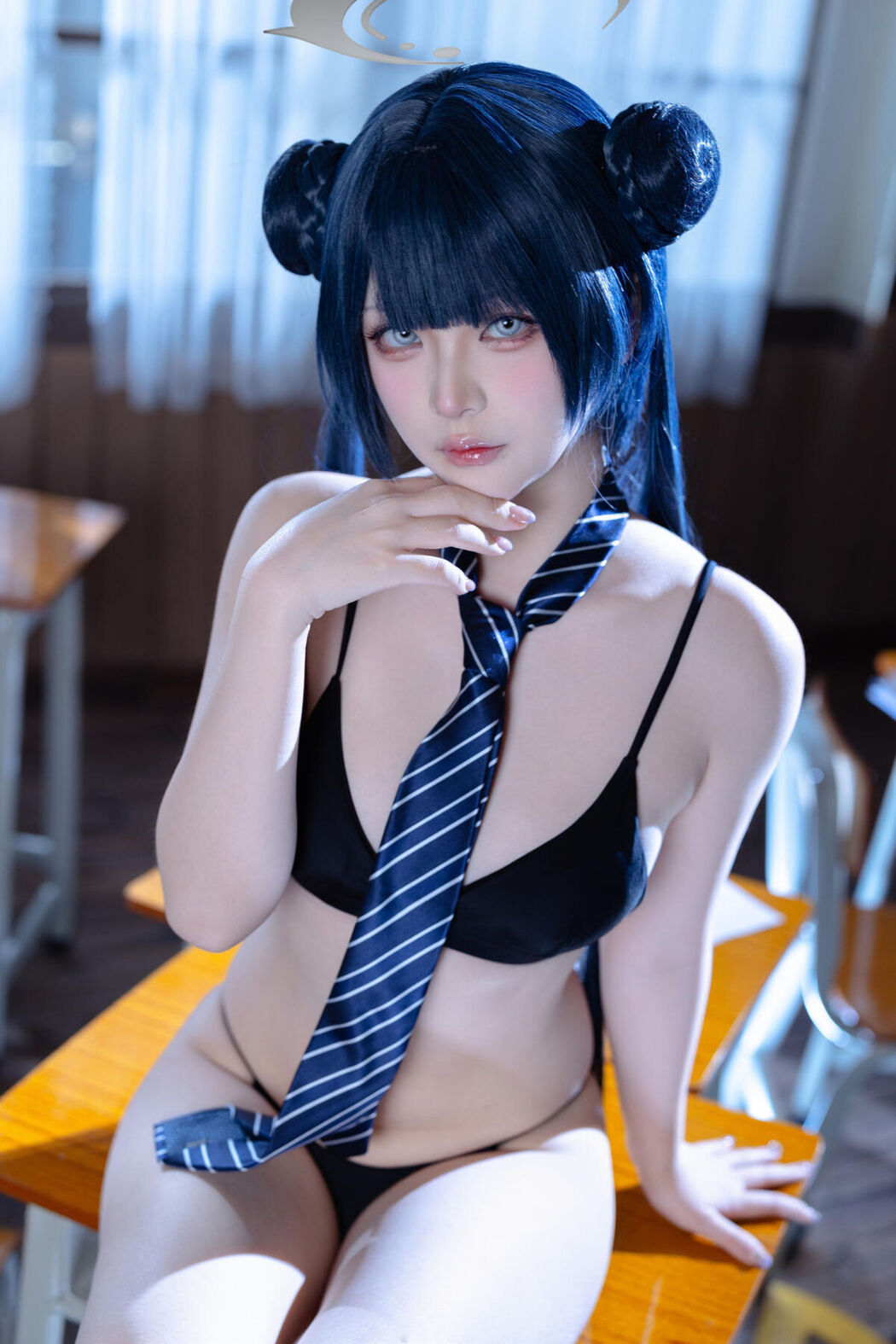 Coser@屿鱼 – 蔚蓝档案 妃咲JK (62P)