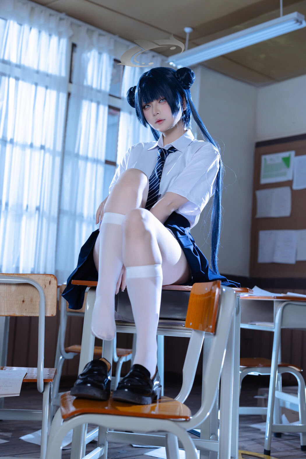 Coser@屿鱼 – 蔚蓝档案 妃咲JK (62P)