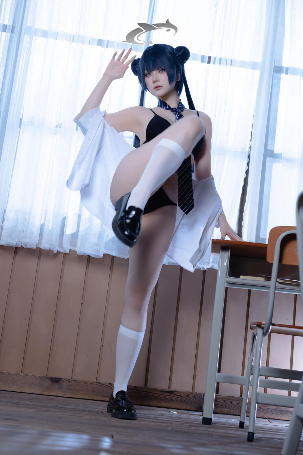 Coser@屿鱼 – 蔚蓝档案 妃咲JK (62P)