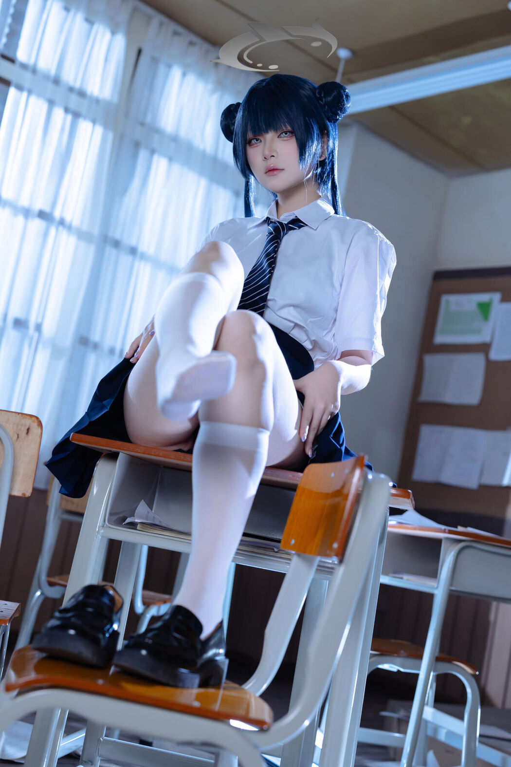 Coser@屿鱼 – 蔚蓝档案 妃咲JK (62P)