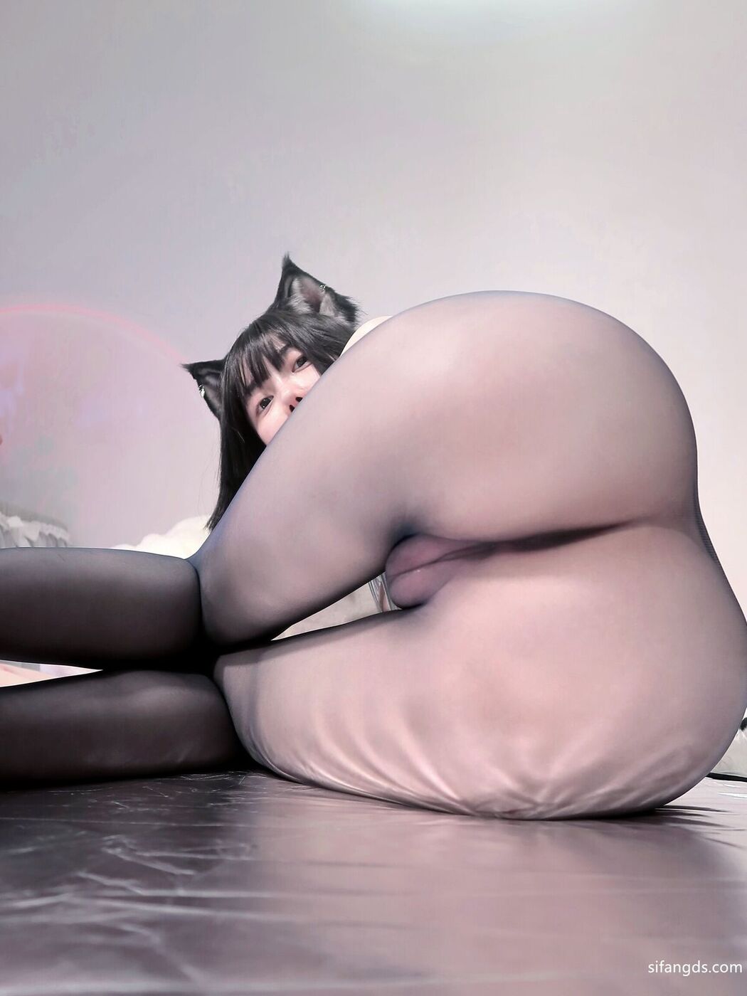 Coser@高桥千凛 – 兽耳透视黑丝 (79P – 11V)