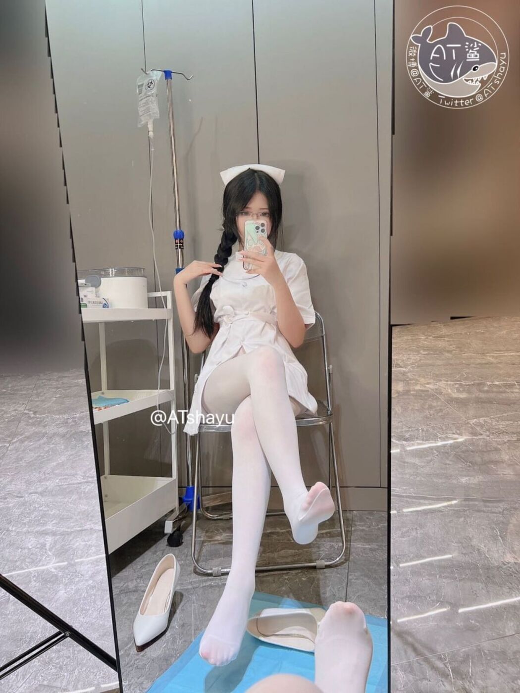 Coser@AT鲨 – 白丝护士 Part01 (72P – 2V)