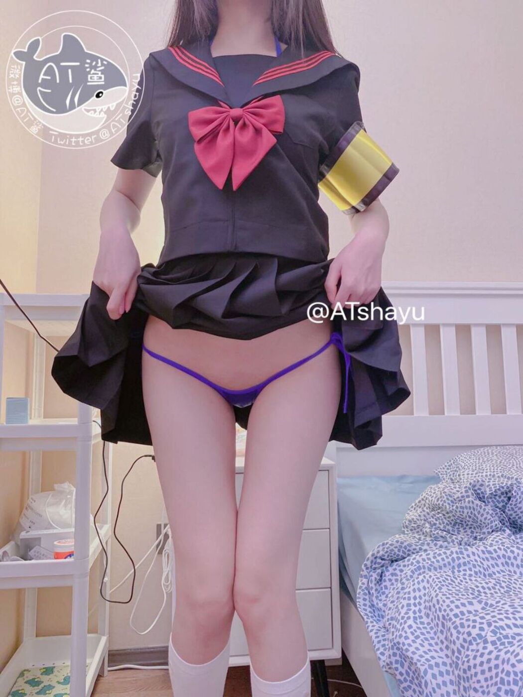 Coser@AT鲨 – 不守纪律的风纪委员 (52P – 1V)