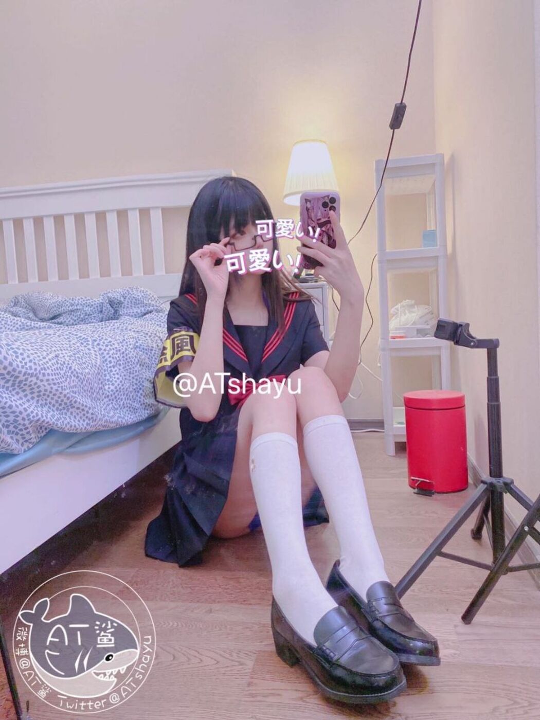 Coser@AT鲨 – 不守纪律的风纪委员 (52P – 1V)