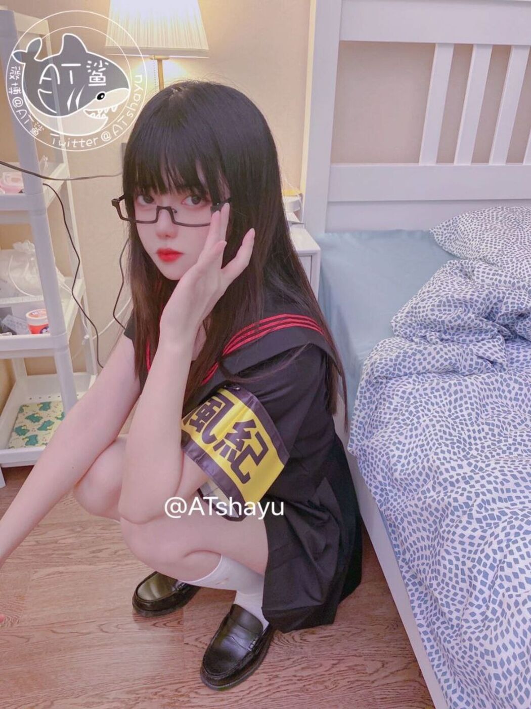 Coser@AT鲨 – 不守纪律的风纪委员 (52P – 1V)