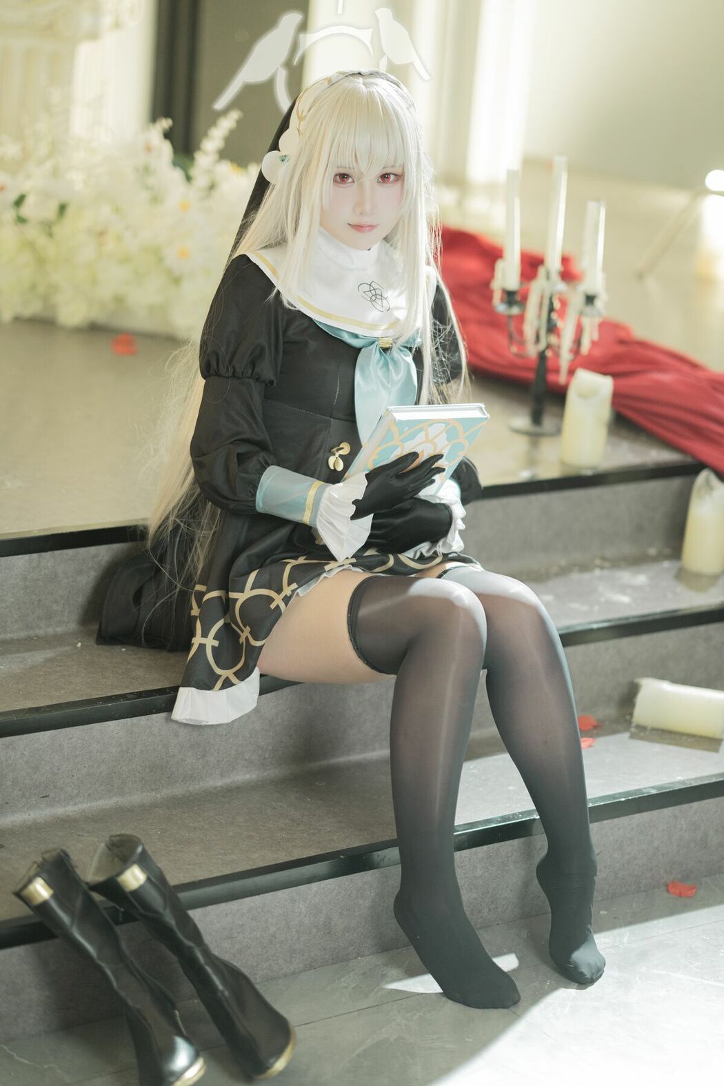 Coser@lunananya – 碧蓝档案 歌住樱子 (72P)