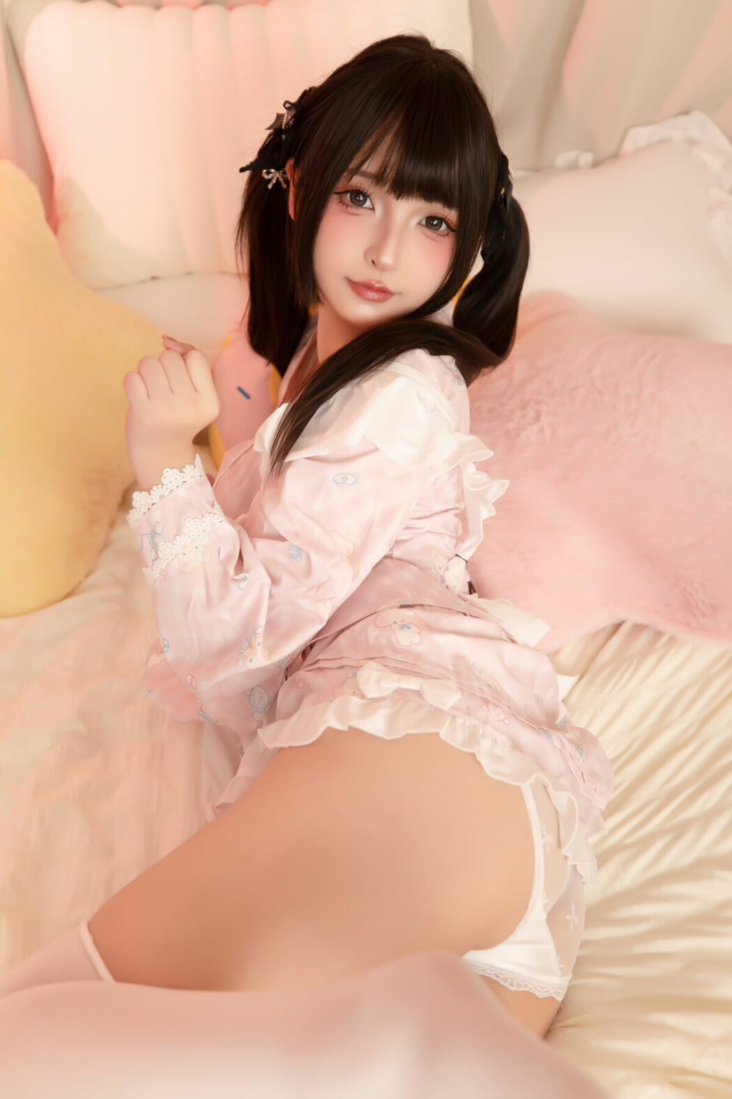 Coser@神楽坂真冬 – 浴衣女仆 (76P – 2V)