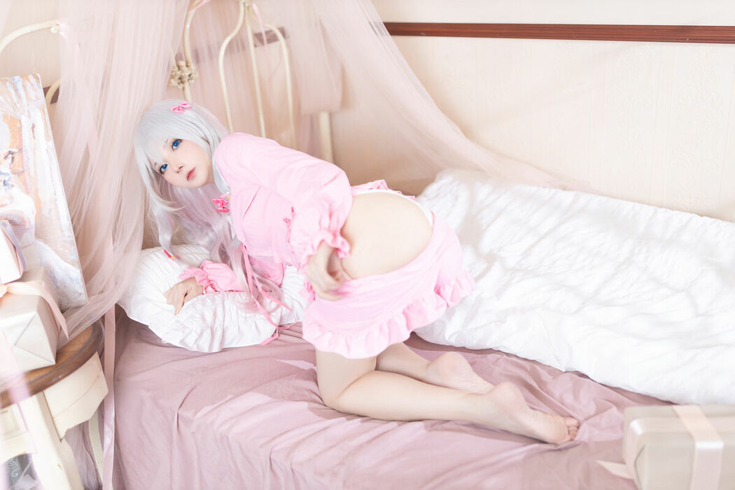 Coser@是三不是世w – 纱雾 埃罗芒睡衣 (28P)
