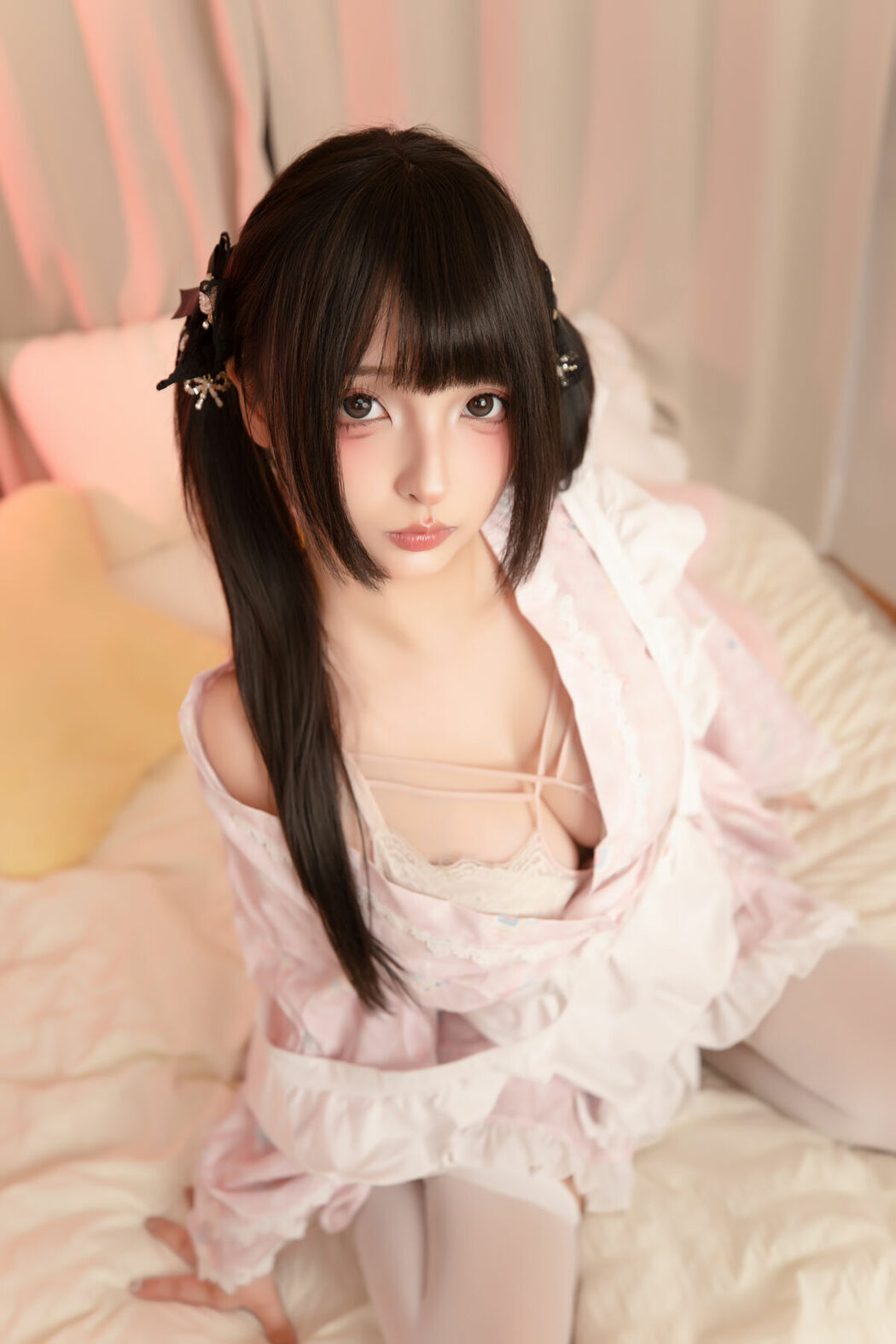 Coser@神楽坂真冬 – 浴衣女仆 (76P – 2V)