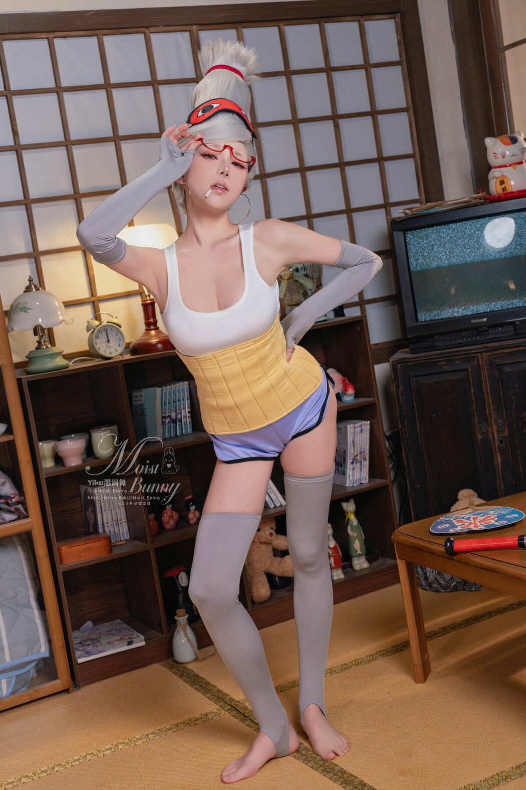 Coser@黏黏团子兔 – 10月作品 胆大党-绫濑星子 GIVR TO ME (83P – 1V)
