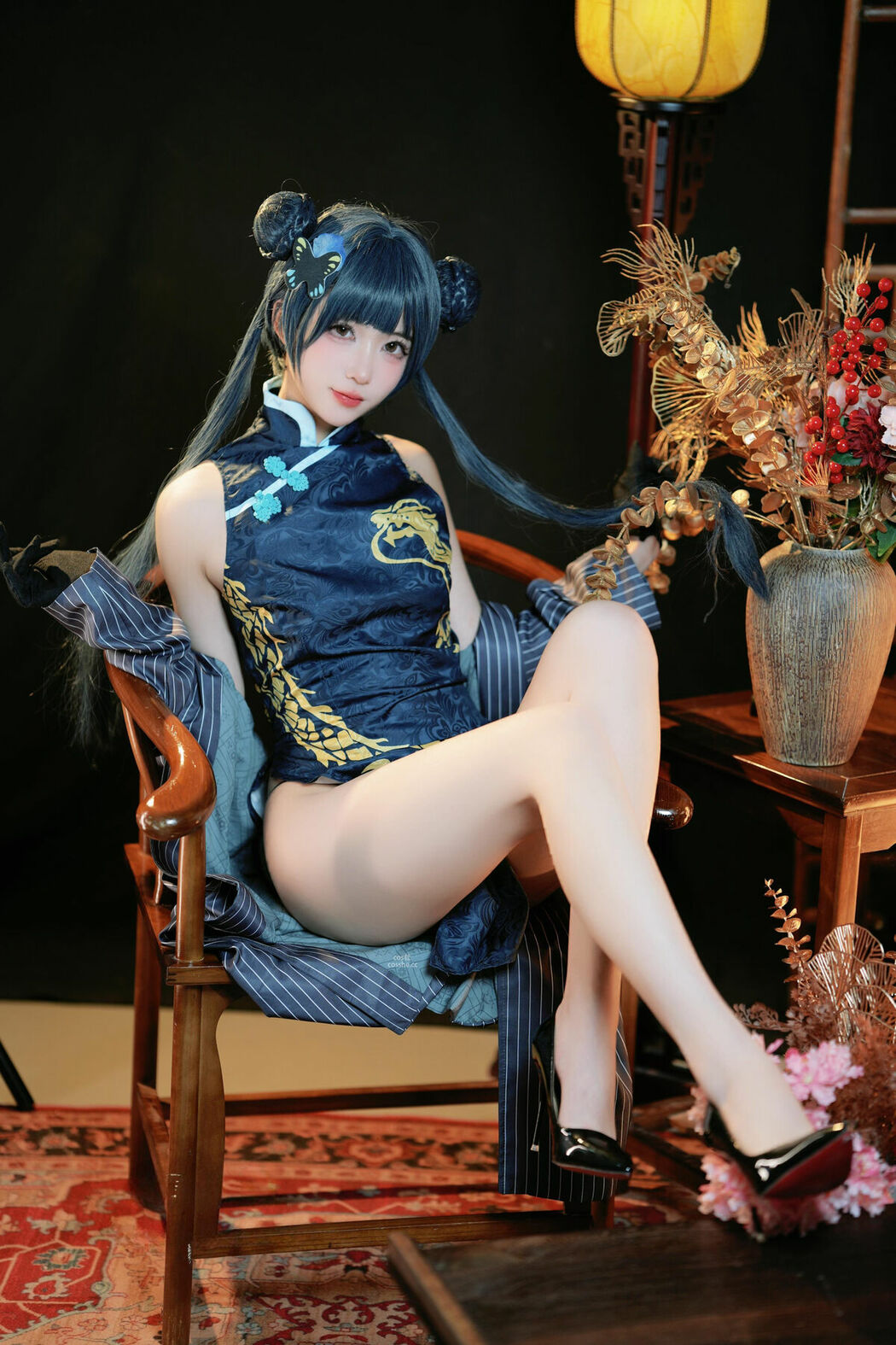 Coser@宮本桜 – 蔚蓝档案 龙华妃咲 (43P)