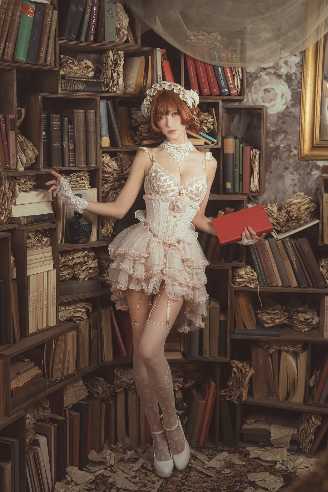 Coser@Ely_eee ElyEE子 – Book Witch 書本魔女 (34P – 4V)