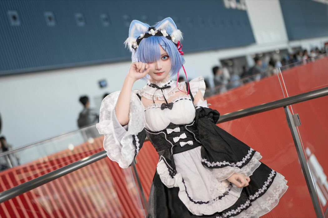 Coser@花柒Hana – 萤火虫动漫嘉年华 猫猫蕾姆 Part01 (55P)