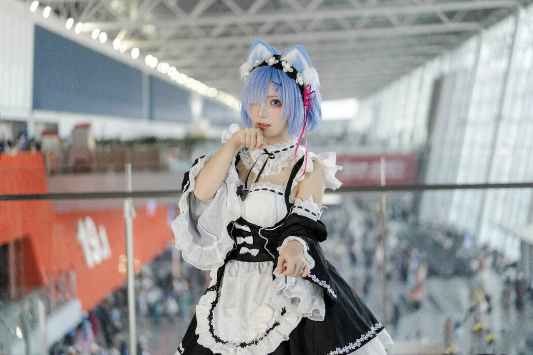 Coser@花柒Hana – 萤火虫动漫嘉年华 猫猫蕾姆 Part01 (55P)