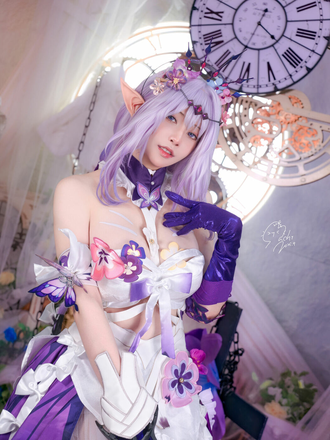 Coser@Machi馬吉 – 崩壞 星穹鐵道 – 遐蝶の下着 第一彈 (35P)