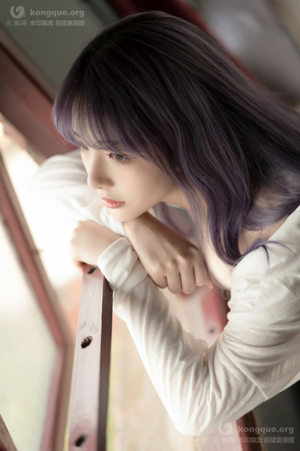 Coser@雯妹不讲道理 – 天台日系 (36P)