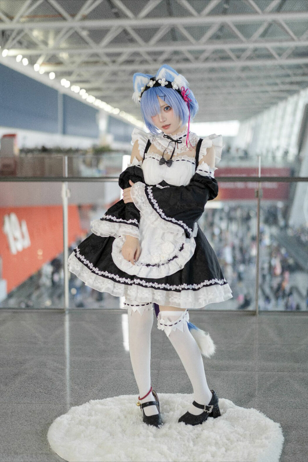 Coser@花柒Hana – 萤火虫动漫嘉年华 猫猫蕾姆 Part01 (55P)