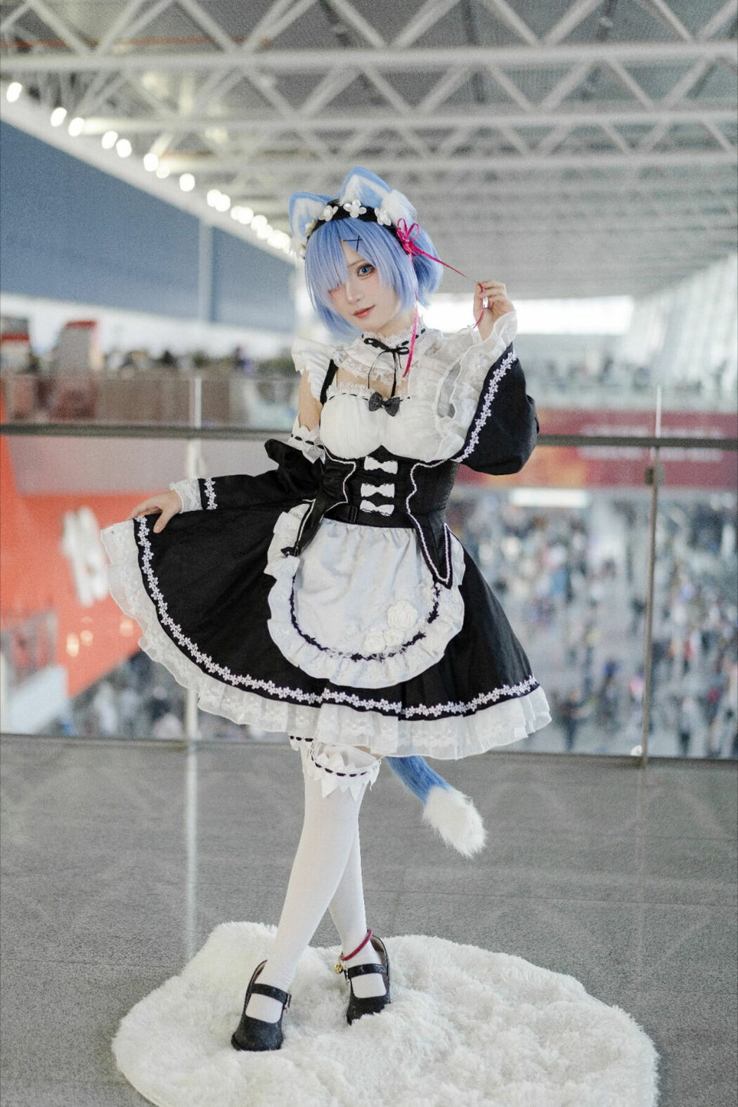 Coser@花柒Hana – 萤火虫动漫嘉年华 猫猫蕾姆 Part01 (55P)