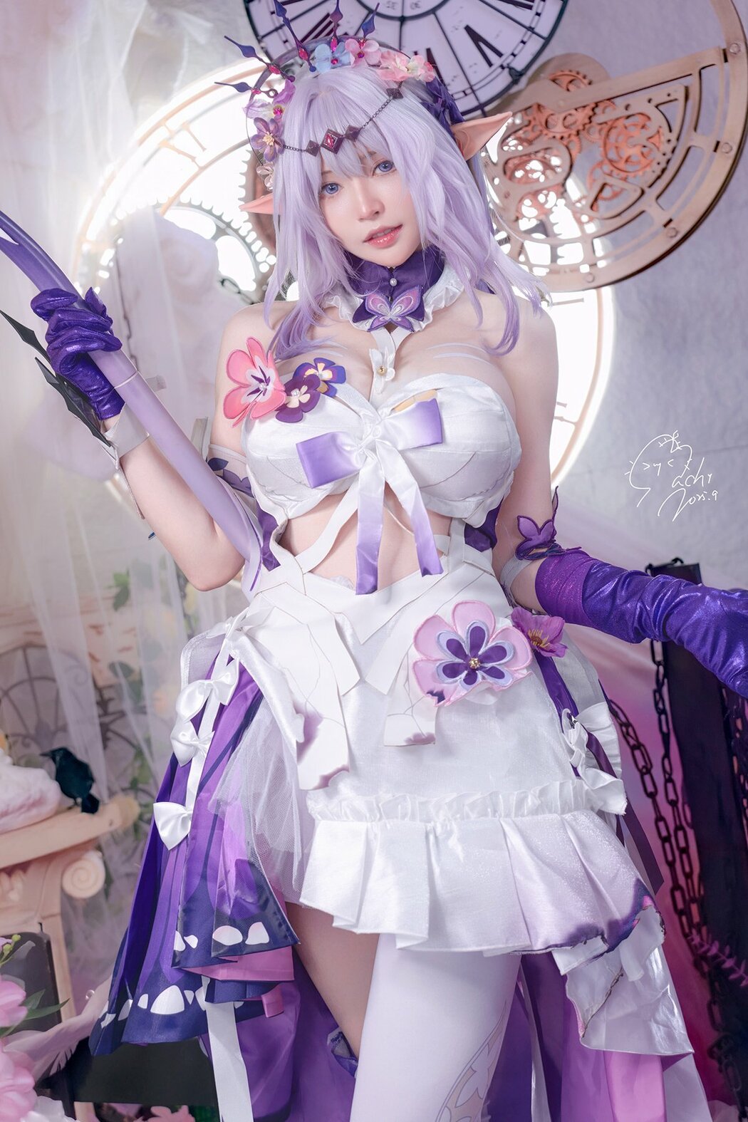 Coser@Machi馬吉 – 崩壞 星穹鐵道 – 遐蝶の下着 第一彈 (35P) Cover Photo