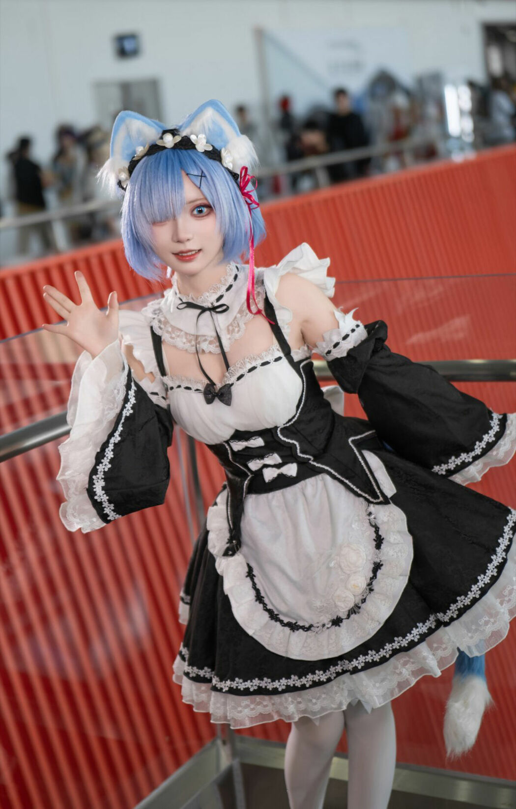 Coser@花柒Hana – 萤火虫动漫嘉年华 猫猫蕾姆 Part01 (55P)