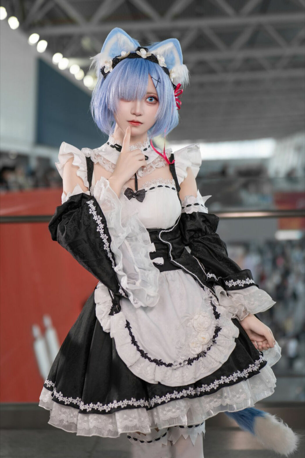 Coser@花柒Hana – 萤火虫动漫嘉年华 猫猫蕾姆 Part01 (55P)