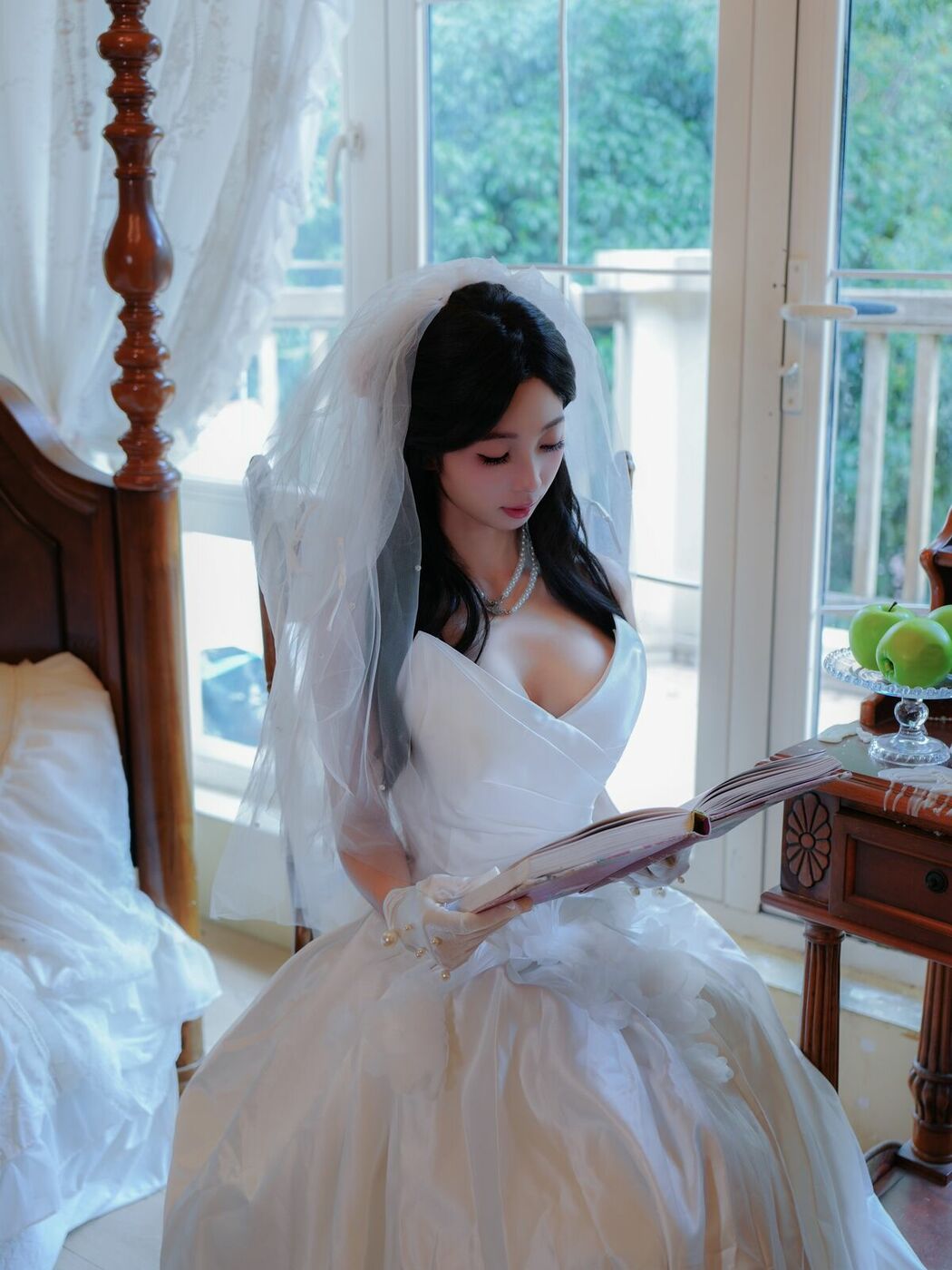 XiuRen秀人网 Uncensored Zhu Zhu Molly 朱朱molly – R18 秀人网模特 新人首秀 洁白婚纱 (83P)