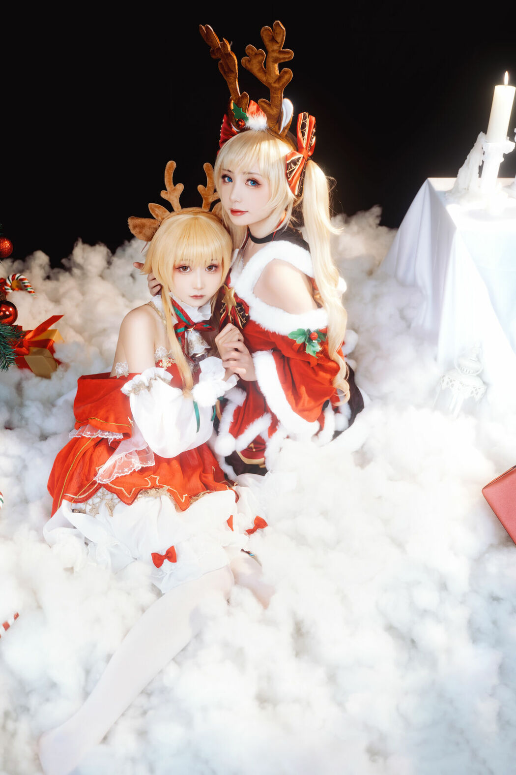 Coser@爆机少女喵小吉 Nekokoyoshi & 金鱼kinngyo – 圣诞特辑