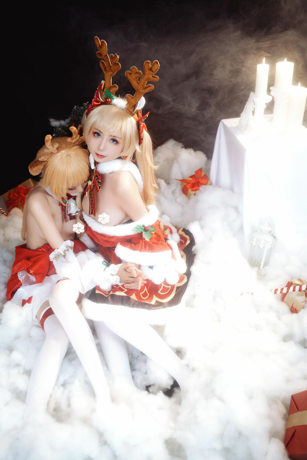 Coser@爆机少女喵小吉 Nekokoyoshi & 金鱼kinngyo – 圣诞特辑