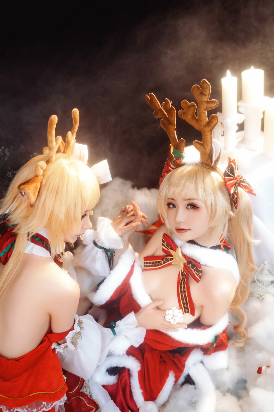 Coser@爆机少女喵小吉 Nekokoyoshi & 金鱼kinngyo – 圣诞特辑
