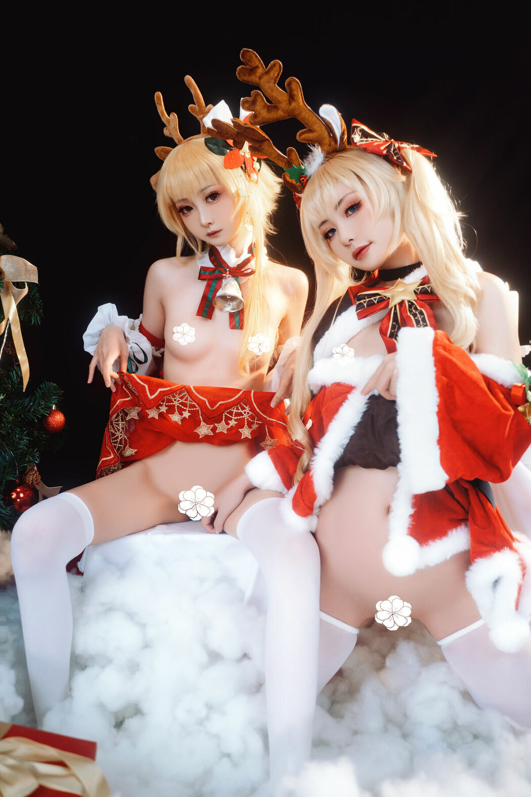 Coser@爆机少女喵小吉 Nekokoyoshi & 金鱼kinngyo – 圣诞特辑