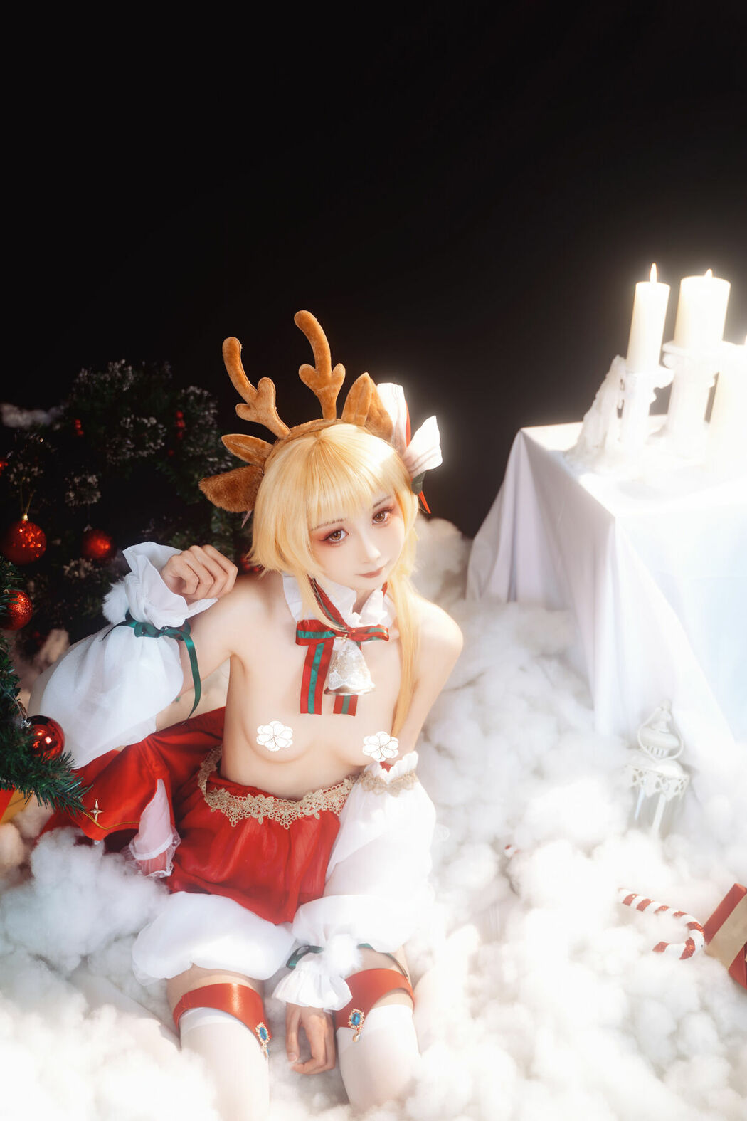 Coser@爆机少女喵小吉 Nekokoyoshi & 金鱼kinngyo – 圣诞特辑