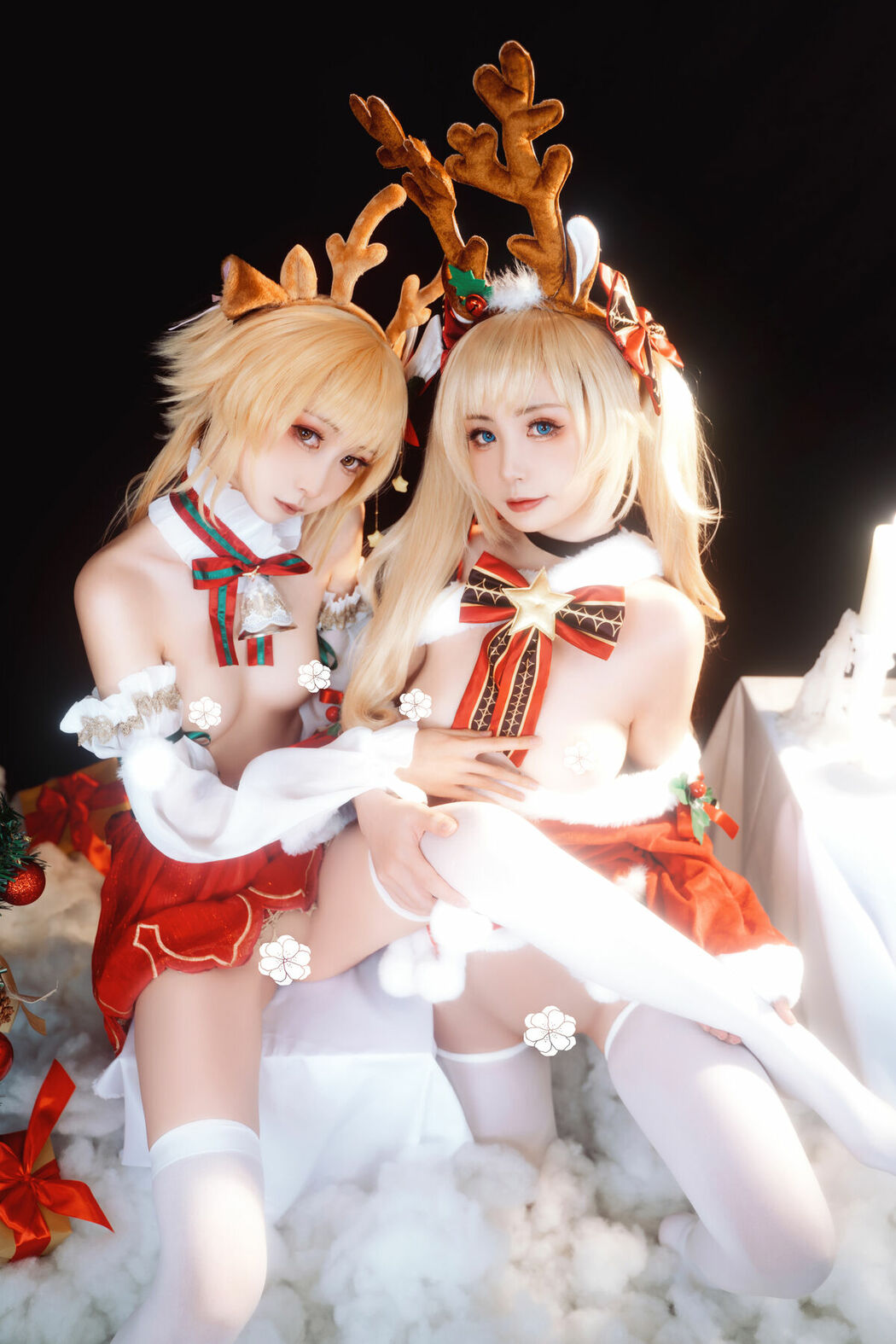 Coser@爆机少女喵小吉 Nekokoyoshi & 金鱼kinngyo – 圣诞特辑