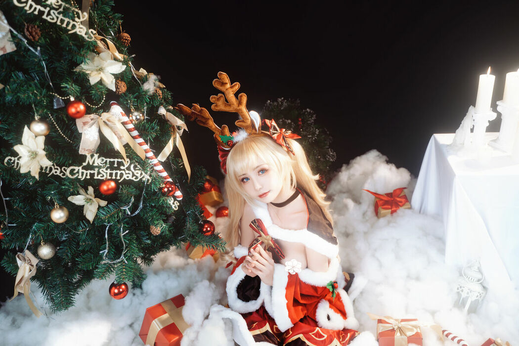 Coser@爆机少女喵小吉 Nekokoyoshi & 金鱼kinngyo – 圣诞特辑