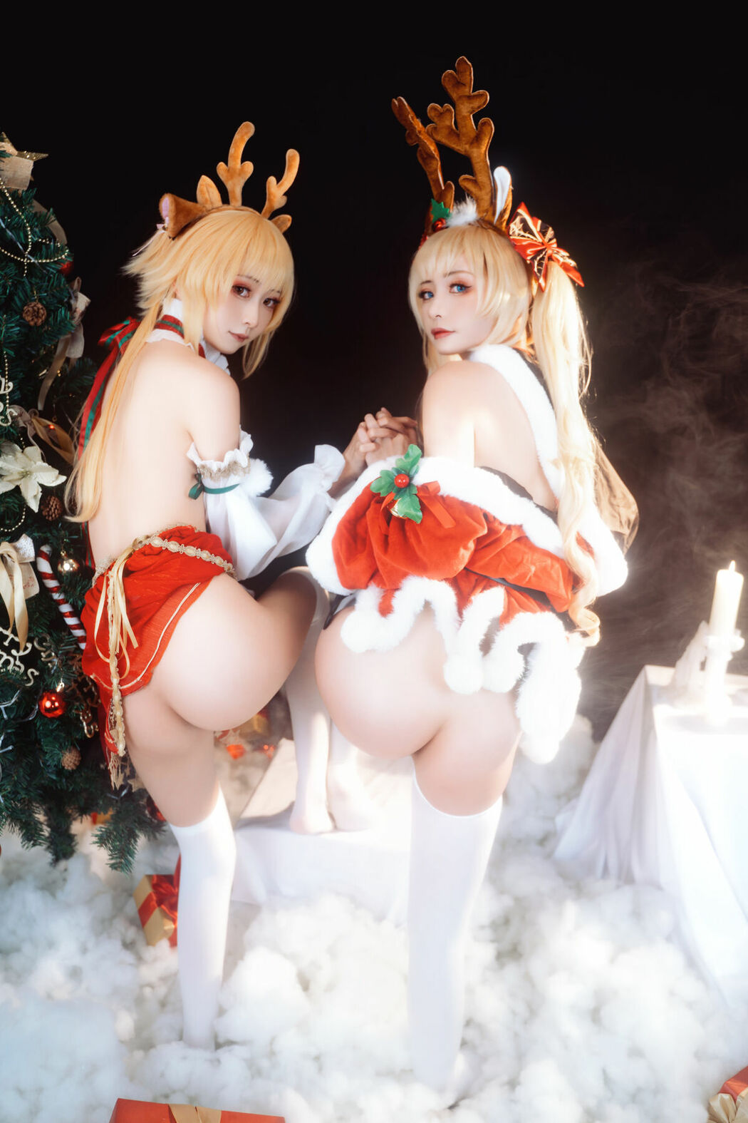 Coser@爆机少女喵小吉 Nekokoyoshi & 金鱼kinngyo – 圣诞特辑