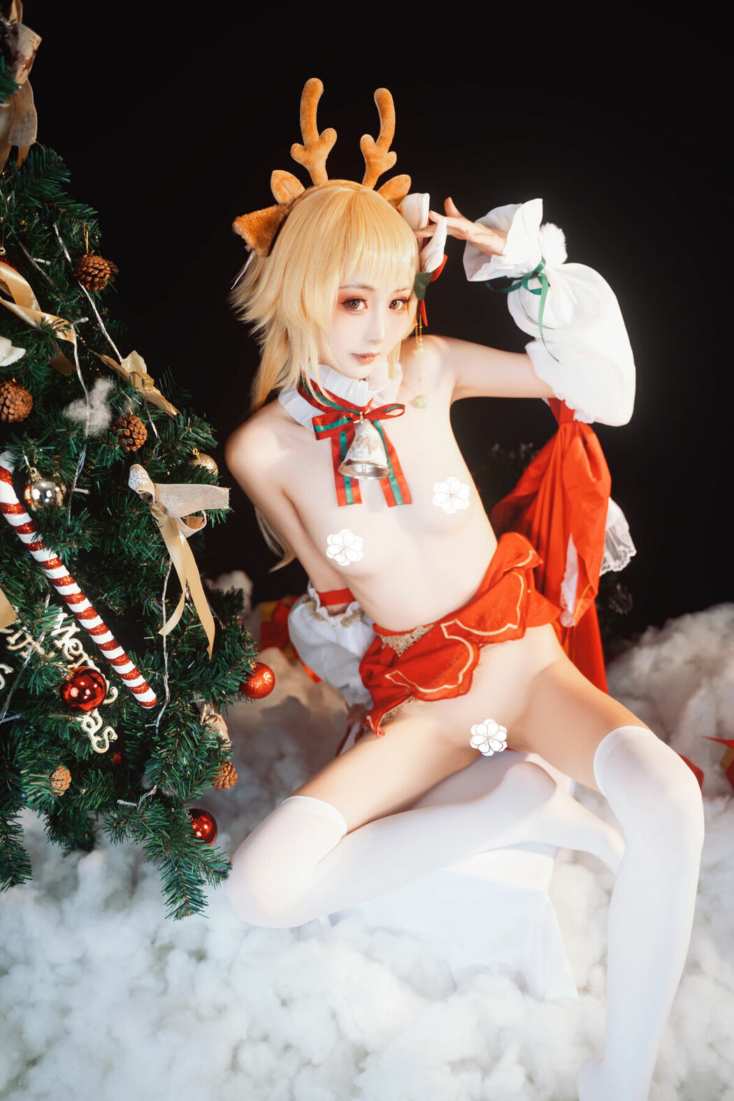 Coser@爆机少女喵小吉 Nekokoyoshi & 金鱼kinngyo – 圣诞特辑