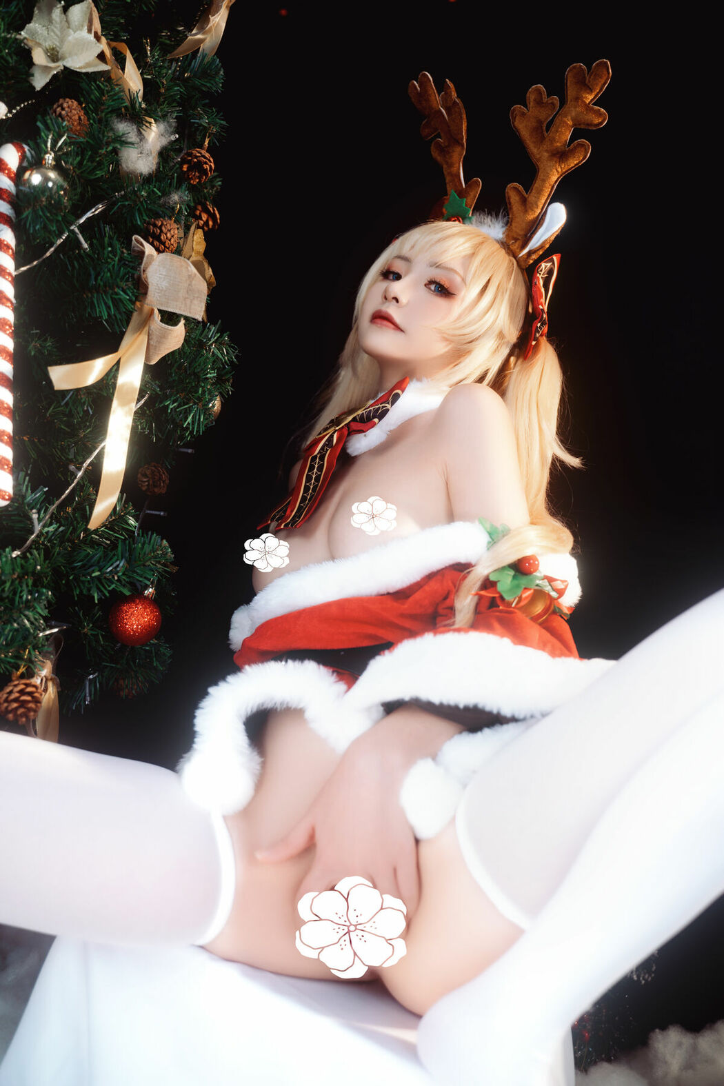 Coser@爆机少女喵小吉 Nekokoyoshi & 金鱼kinngyo – 圣诞特辑